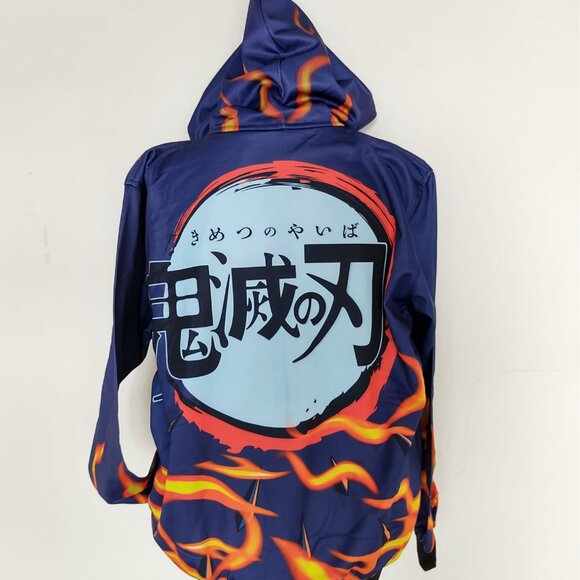 NEW Anime Tanjiro Demon Slayer Kimetsu no Yaiba Sweatshirt Unisex - Picture 2 of 3